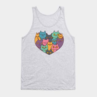 Cats in my heart Tank Top